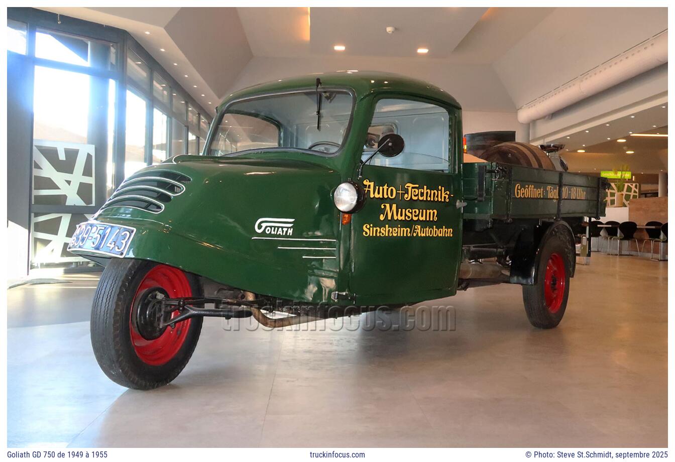 Goliath GD 750 de 1949 à 1955 Photo septembre 2025