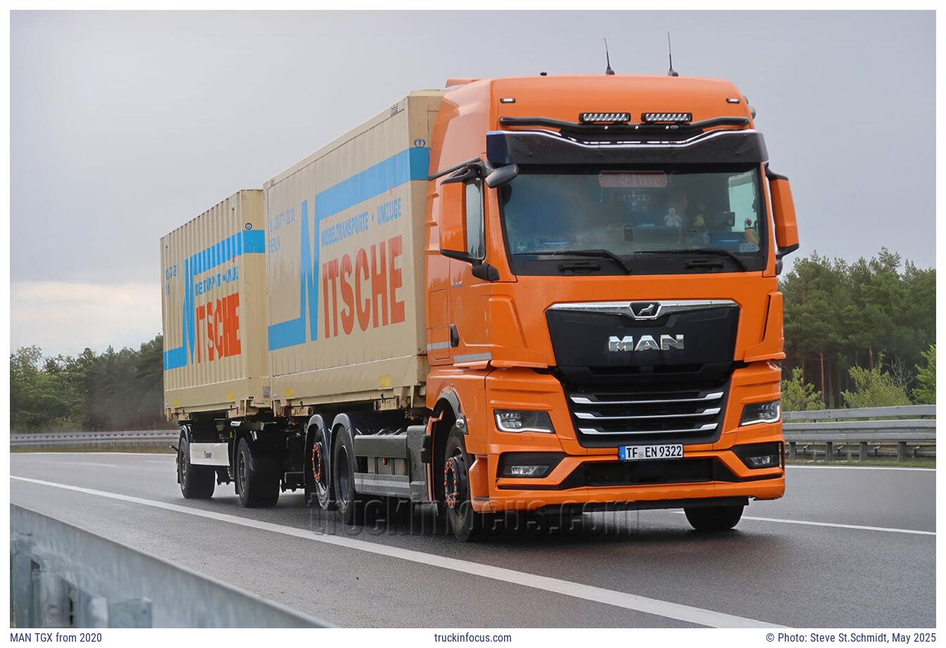 MAN TGX from 2020 Photo May 2025