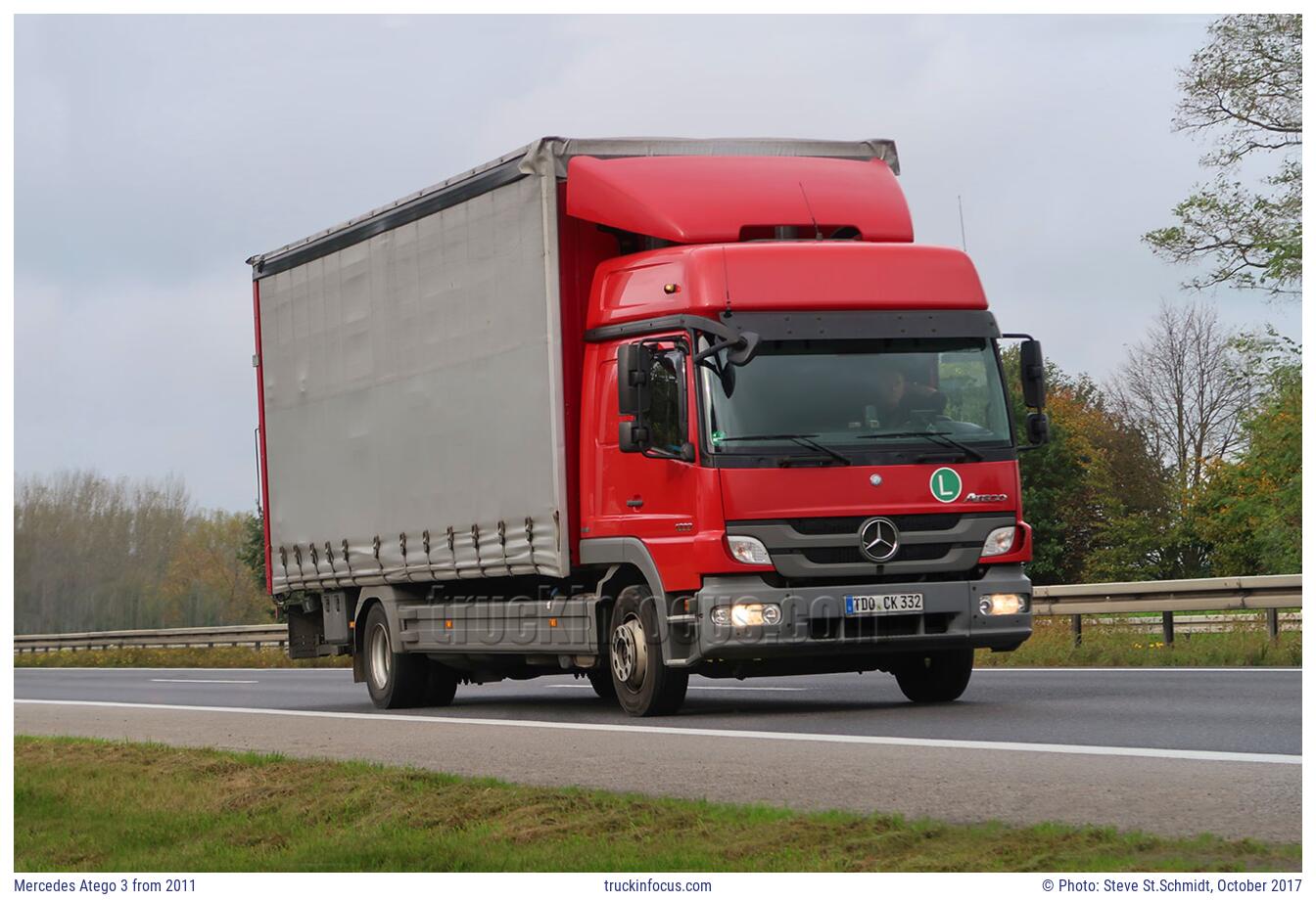 Mercedes Atego 3 from 2011 Photo October 2017