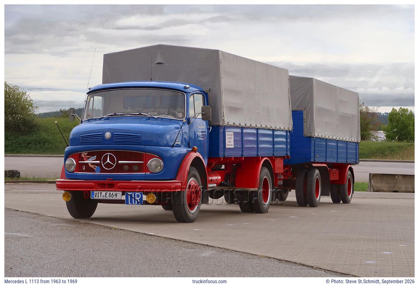 Mercedes L 1113 from 1963 to 1969 Photo September 2026