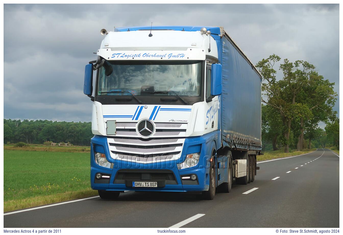 Mercedes Actros 4 a partir de 2011 Foto agosto 2024