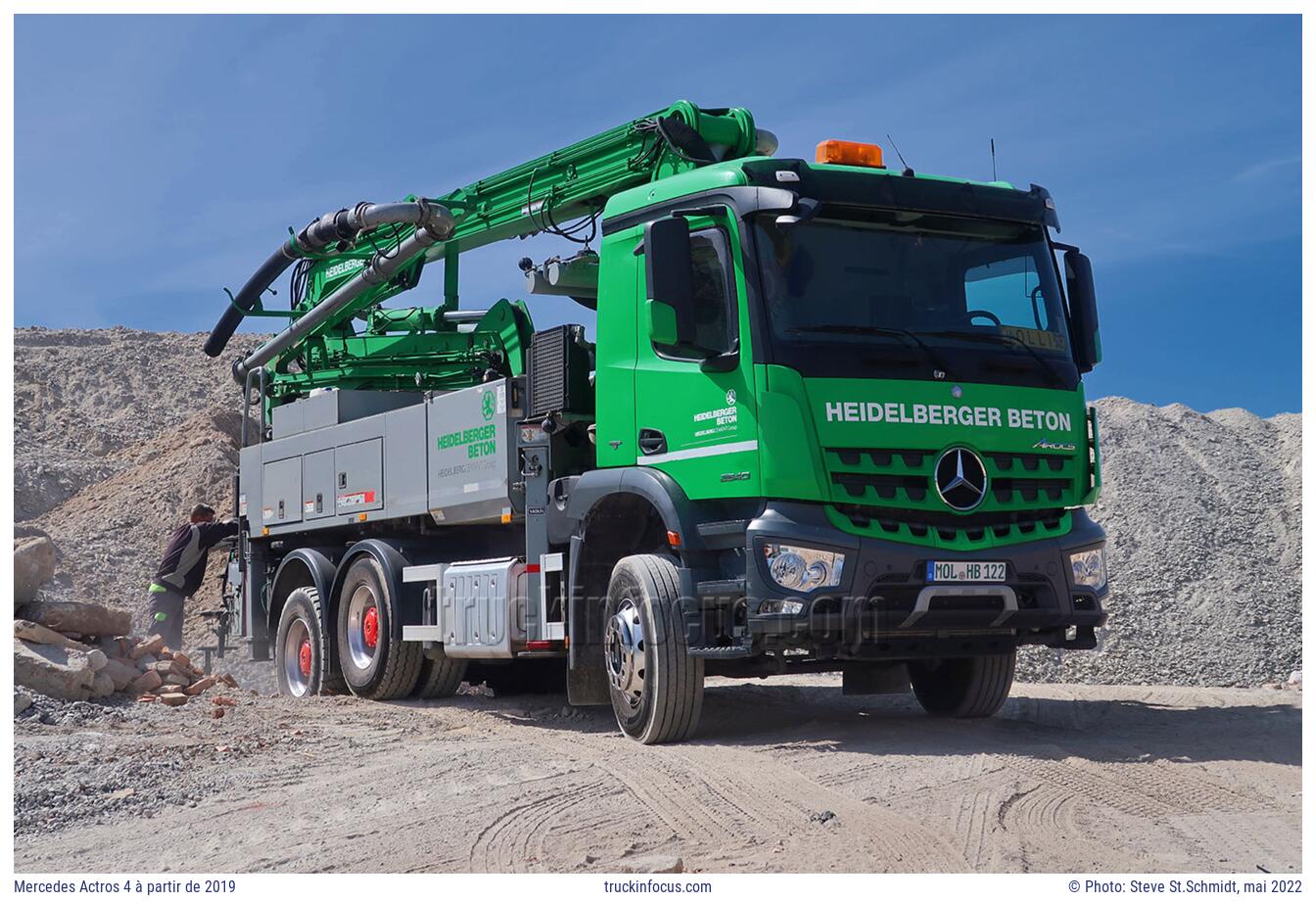 Mercedes Actros 4 à partir de 2019 Photo mai 2022