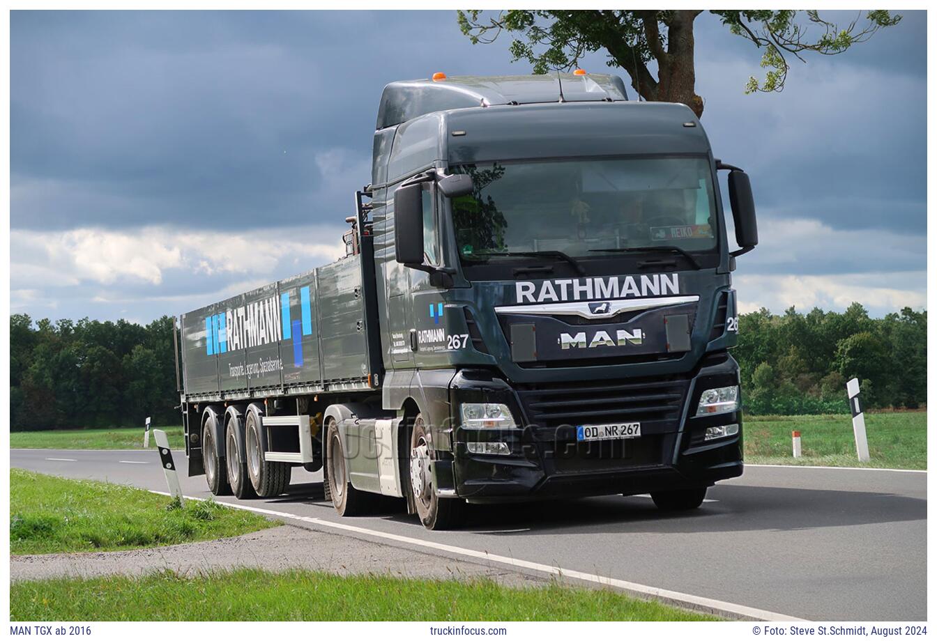 MAN TGX ab 2016 Foto August 2024