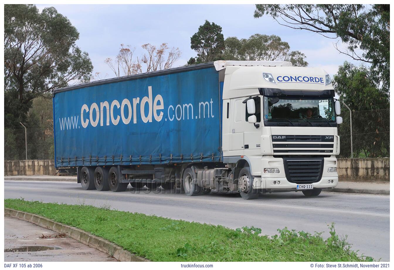 DAF XF 105 ab 2006 Foto November 2021