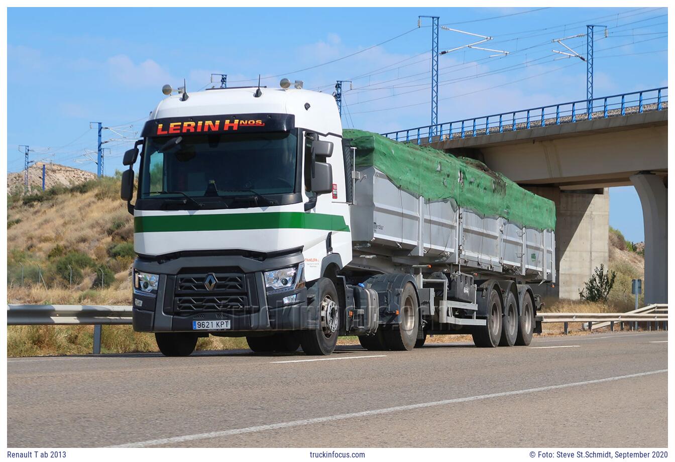 Renault T ab 2013 Foto September 2020