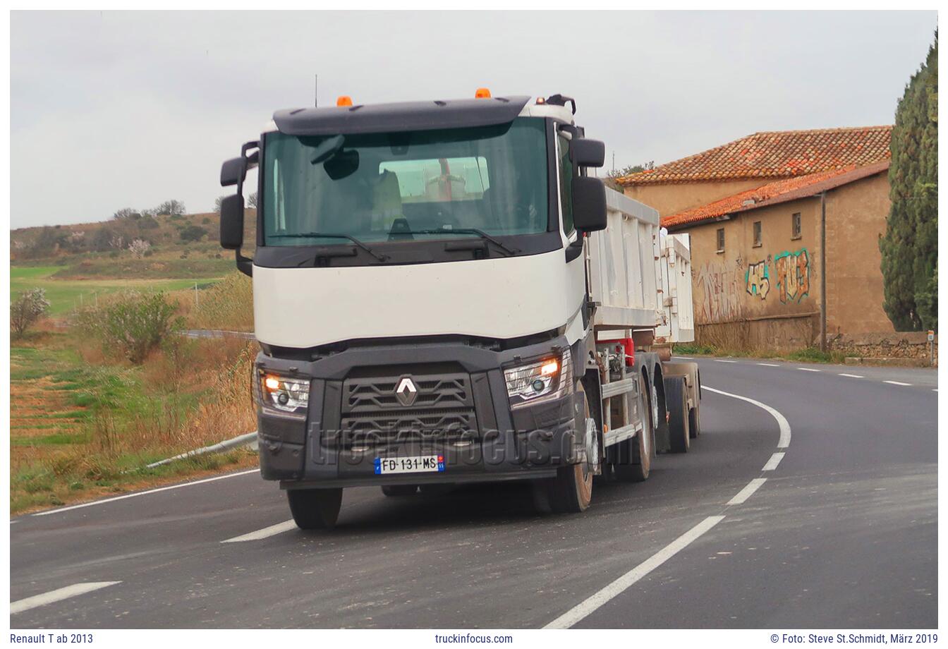 Renault T ab 2013 Foto März 2019