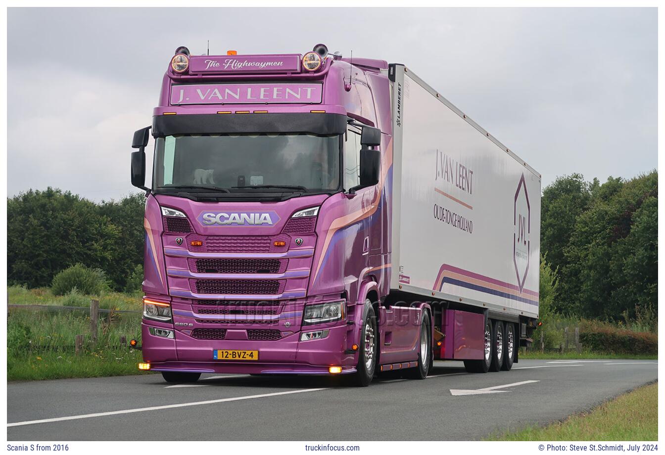 Scania S from 2016 Photo July 2024