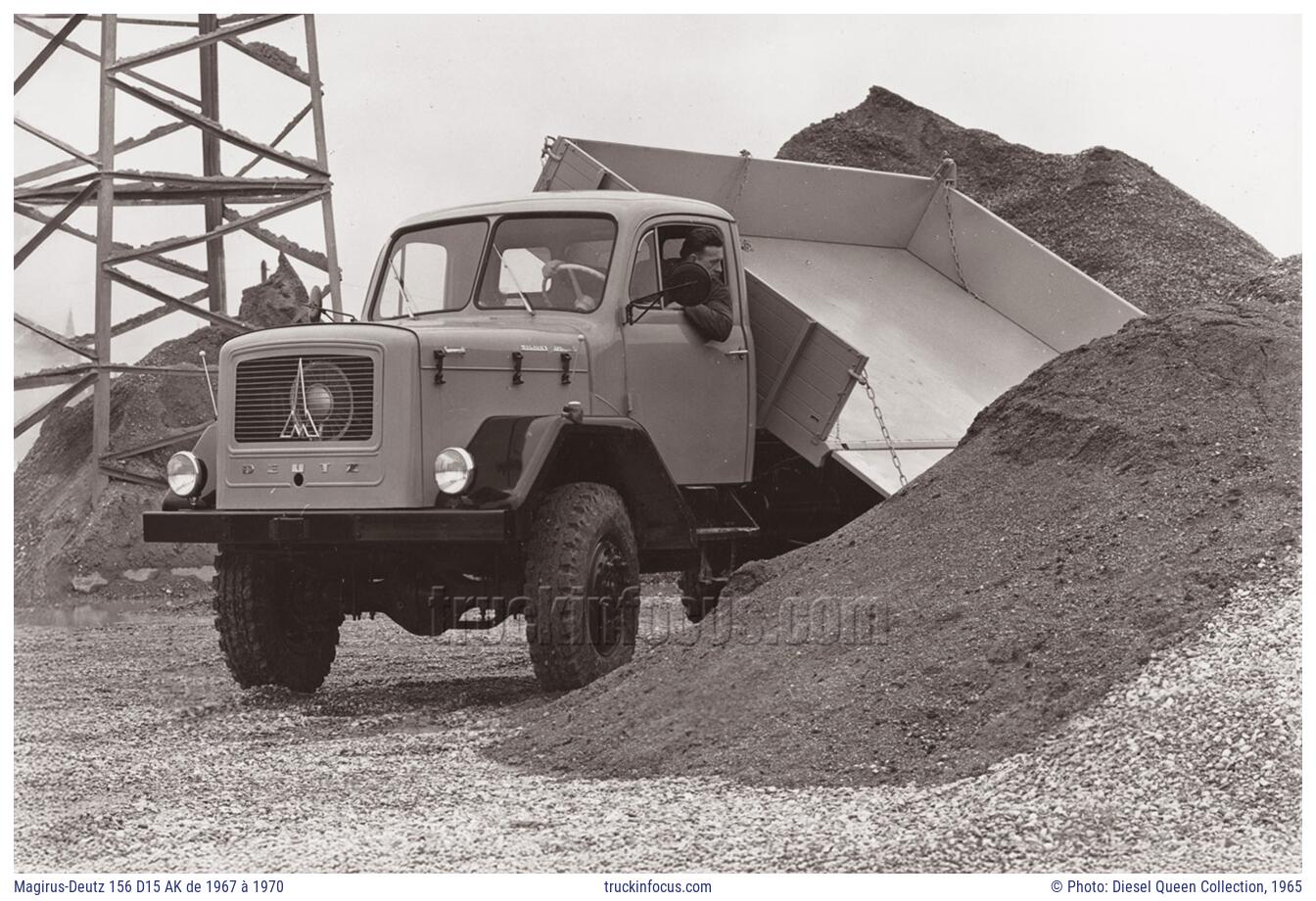 Magirus-Deutz 156 D15 AK de 1967 à 1970 Photo 1965