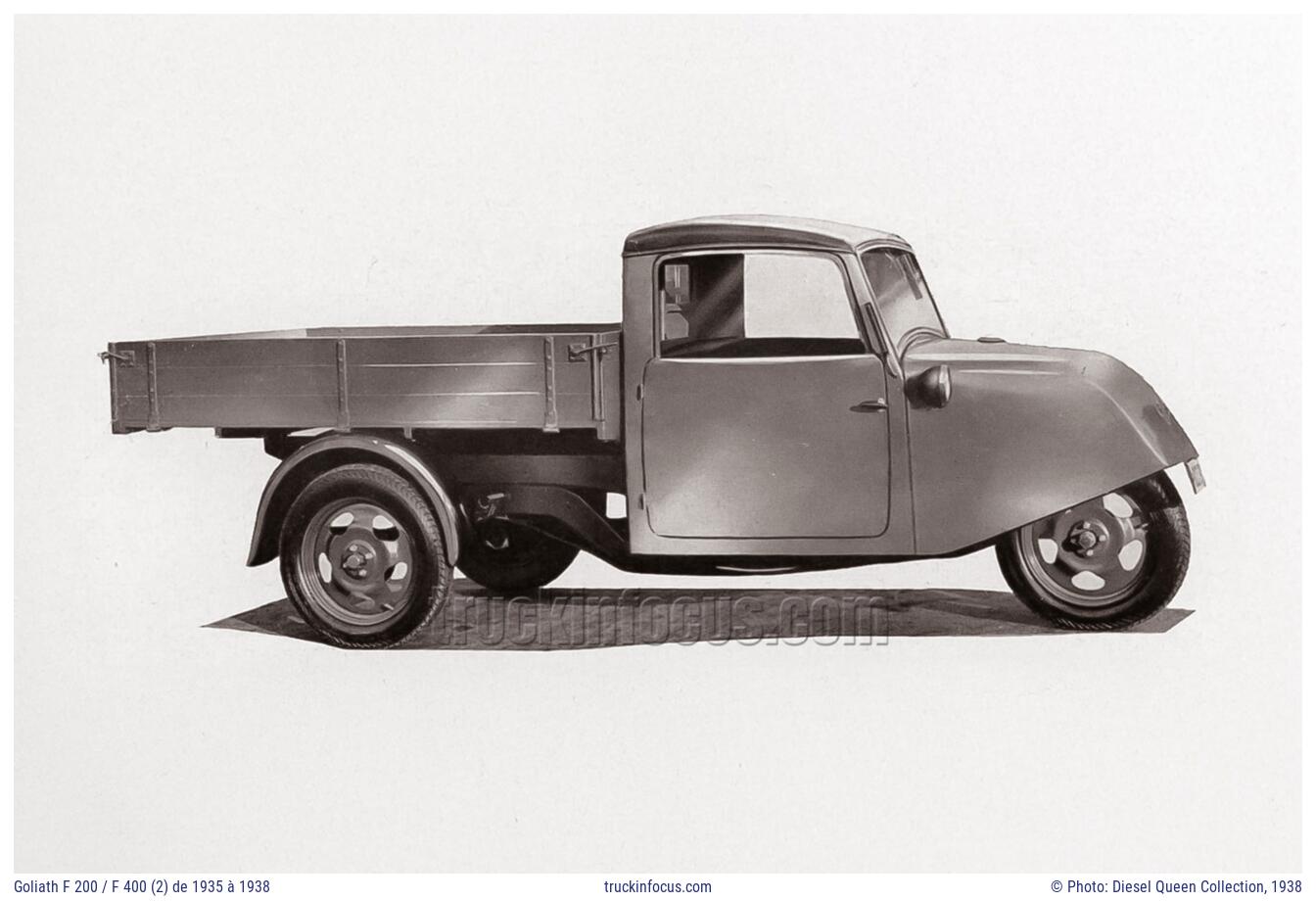 Goliath F 200 / F 400 (2) de 1935 à 1938 Photo 1938