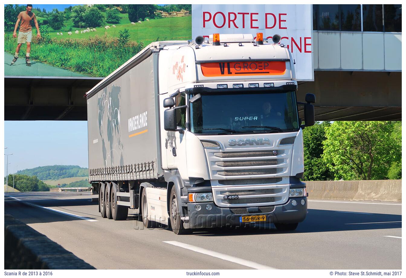 Scania R de 2013 à 2016 Photo mai 2017