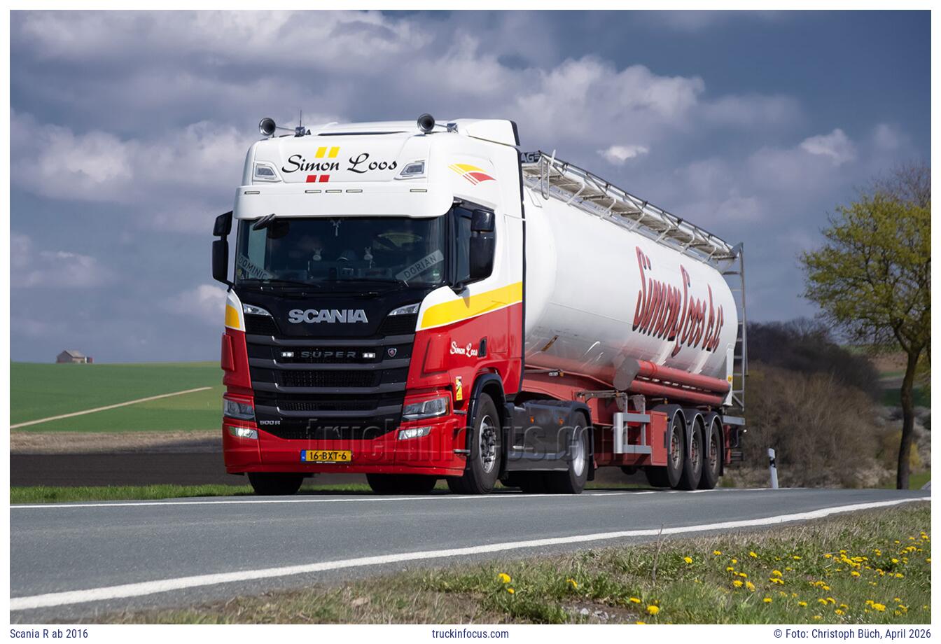 Scania R ab 2016 Foto April 2026