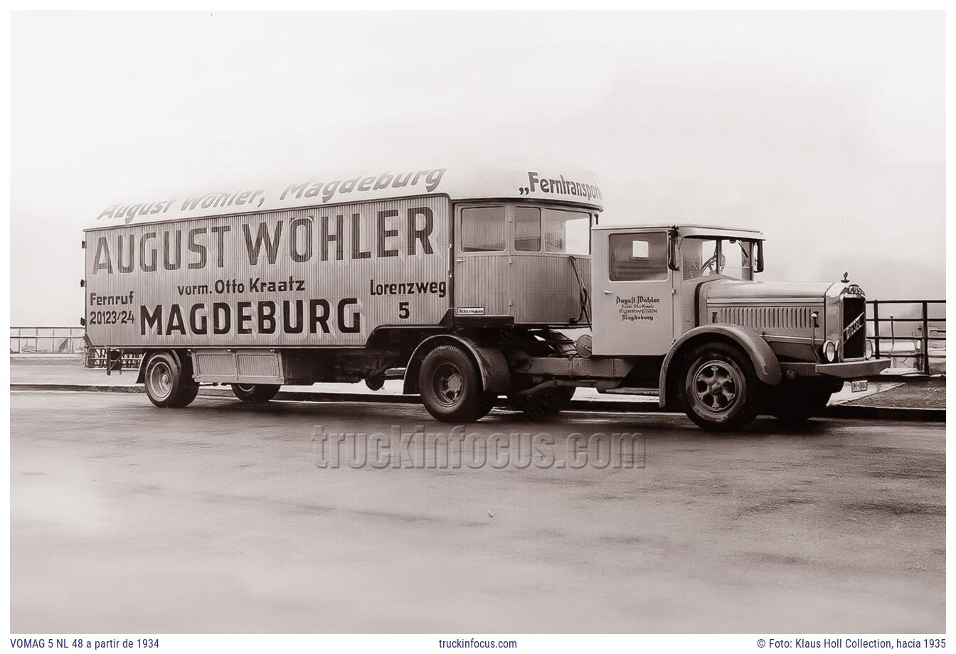 VOMAG 5 NL 48 a partir de 1934 Foto hacia 1935