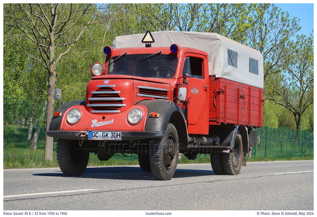 Robur Garant 30 K / 32 from 1956 to 1960 Photo May 2026