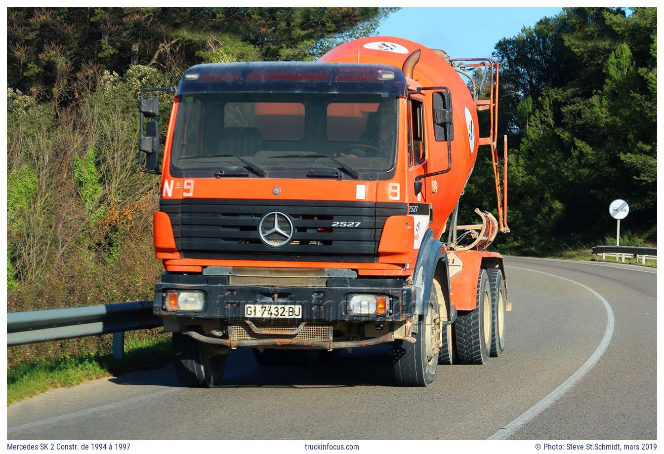 Mercedes SK 2 Constr. de 1994 à 1997 Photo mars 2019