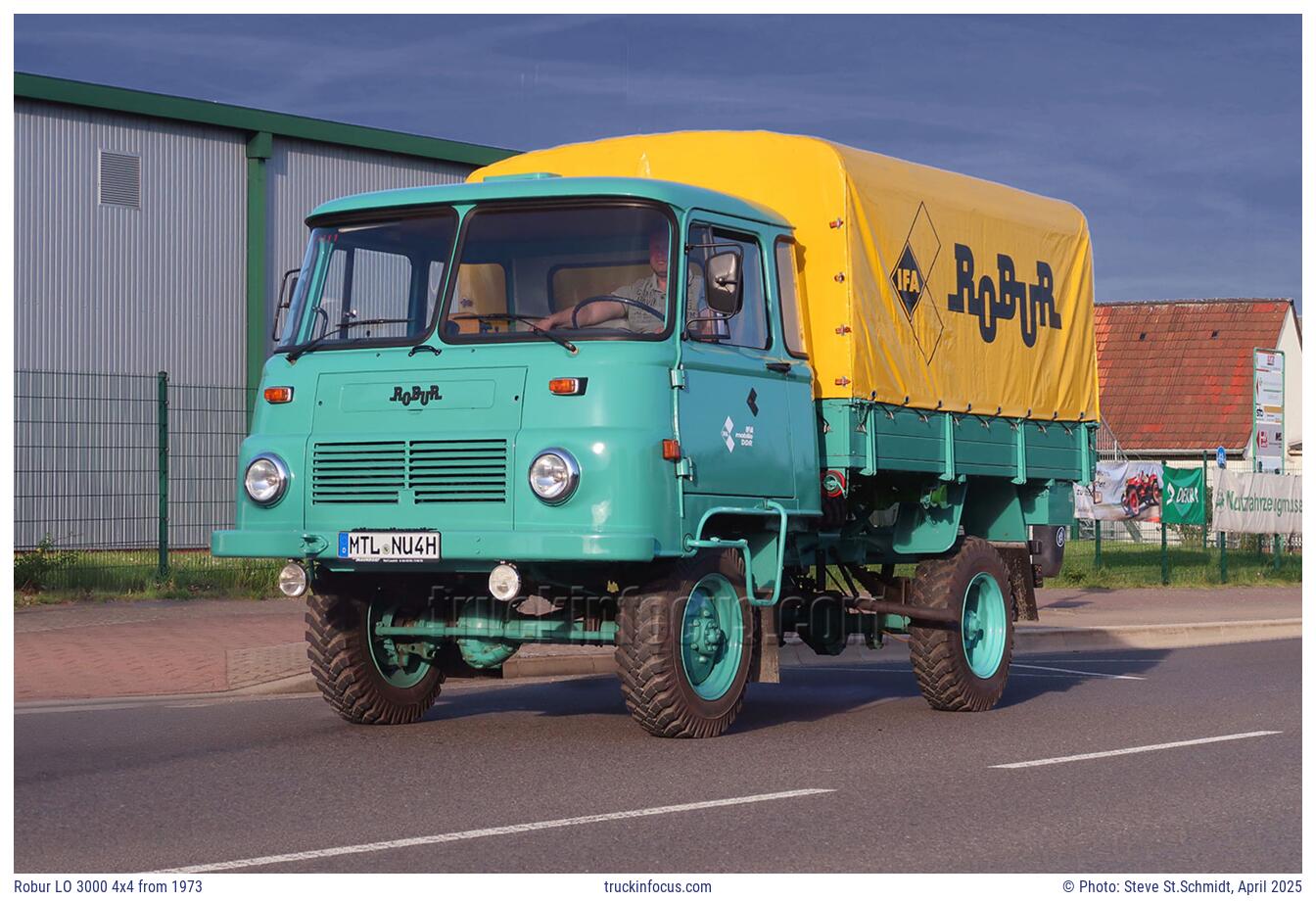 Robur LO 3000 4x4 from 1973 Photo April 2025