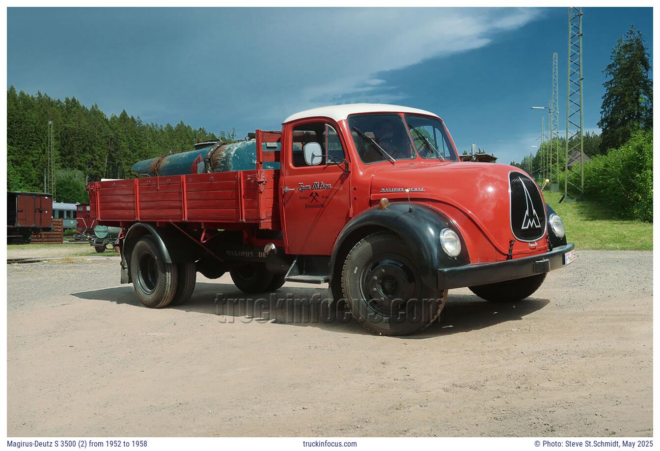 Magirus-Deutz S 3500 (2) from 1952 to 1958 Photo May 2025