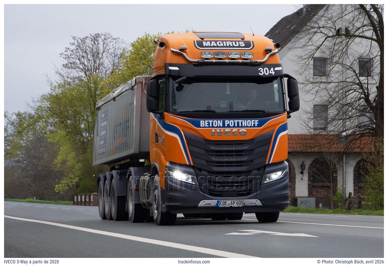 IVECO S-Way à partir de 2020 Photo avril 2026