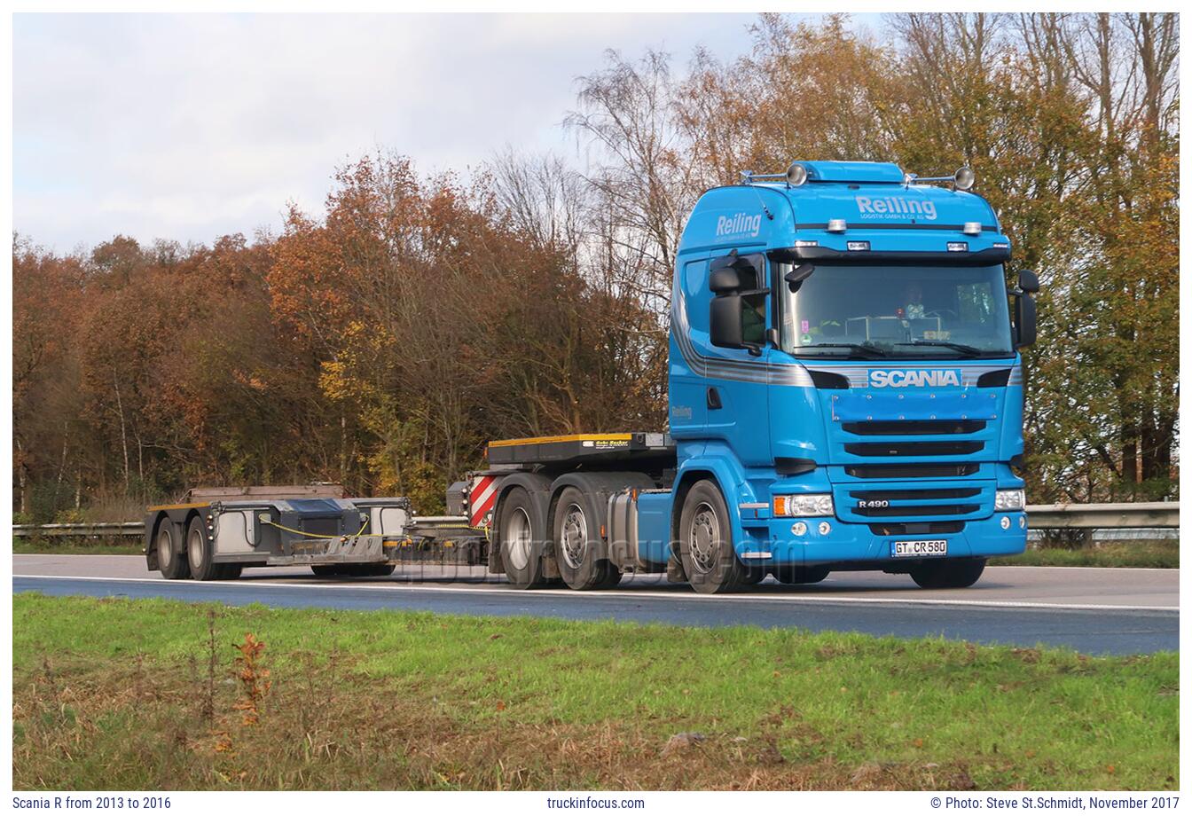 Scania R from 2013 to 2016 Photo November 2017