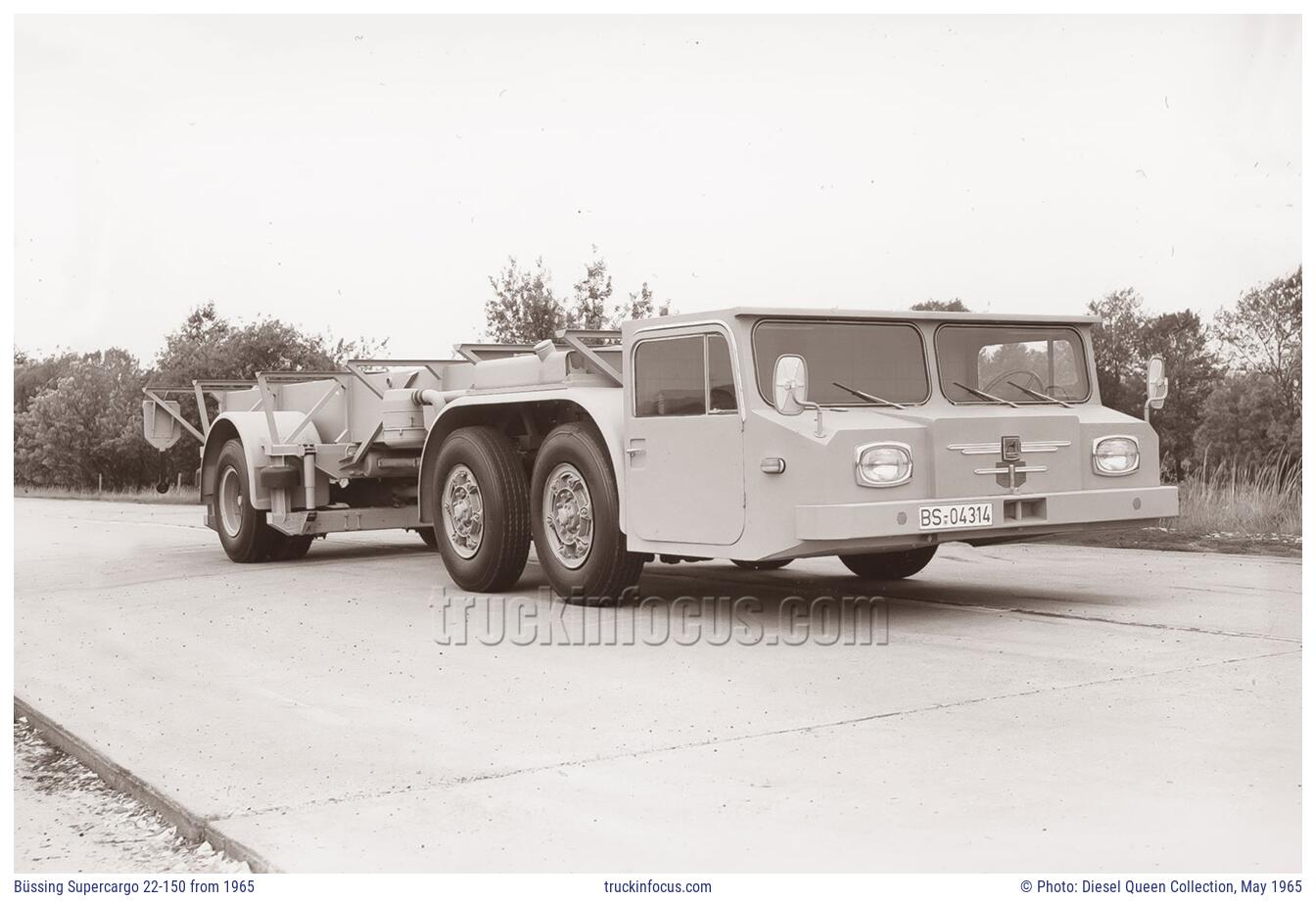 Büssing Supercargo 22-150 from 1965 Photo May 1965