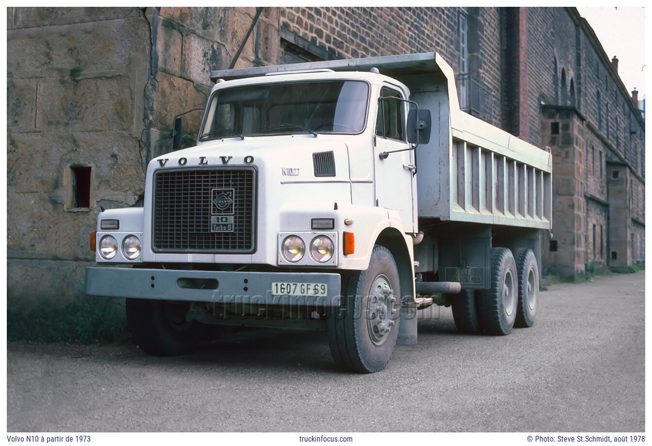 Volvo N10 à partir de 1973 Photo août 1978