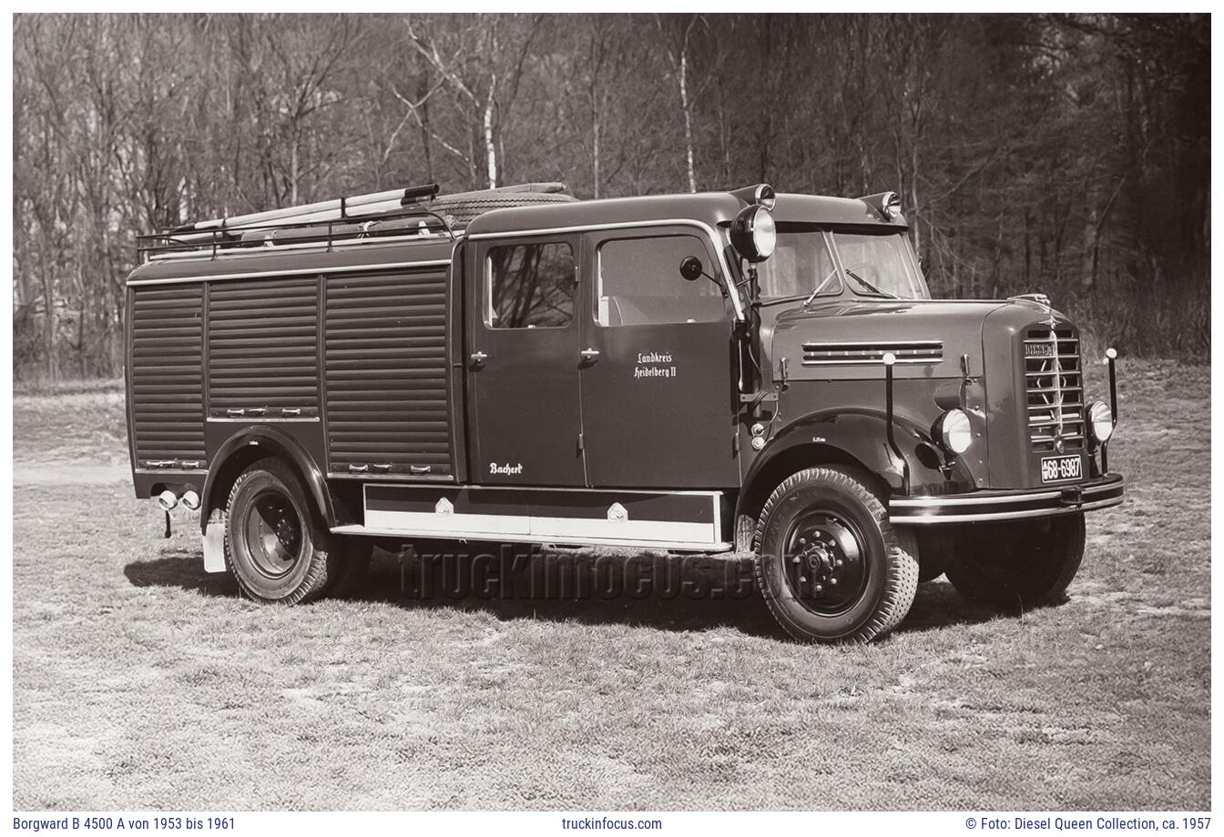 Borgward B 4500 A von 1953 bis 1961 Foto ca. 1957