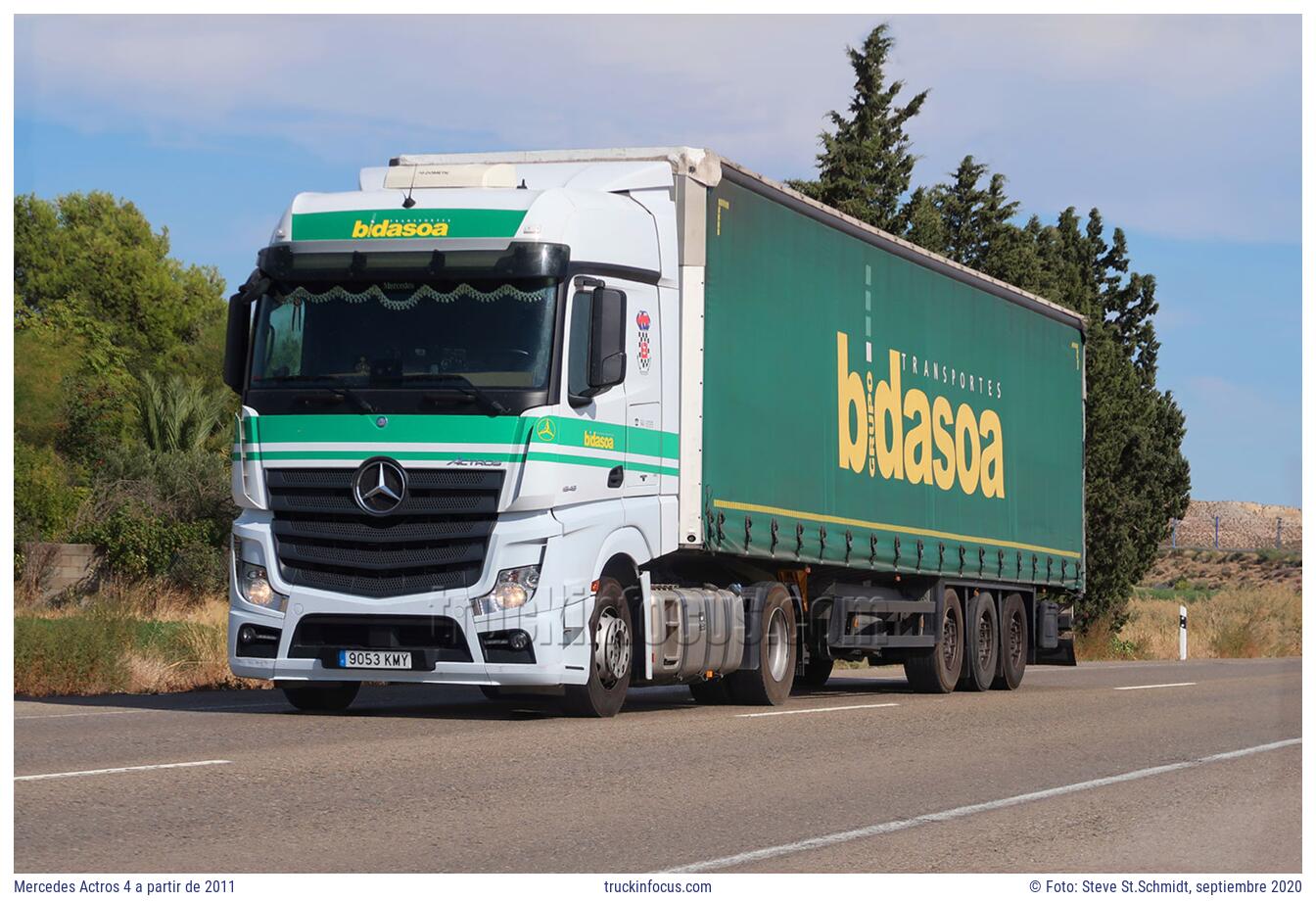 Mercedes Actros 4 a partir de 2011 Foto septiembre 2020