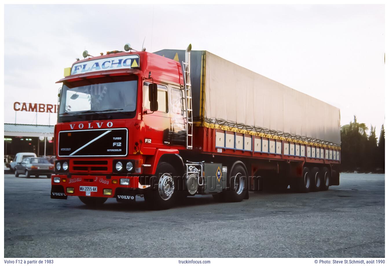 Volvo F12 à partir de 1983 Photo août 1990