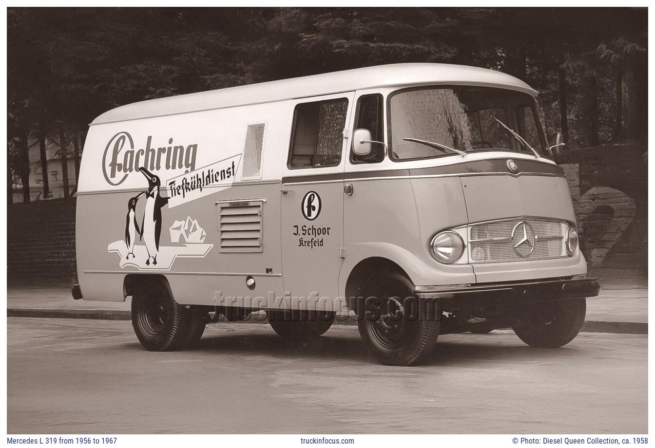 Mercedes L 319 from 1956 to 1967 Photo ca. 1958
