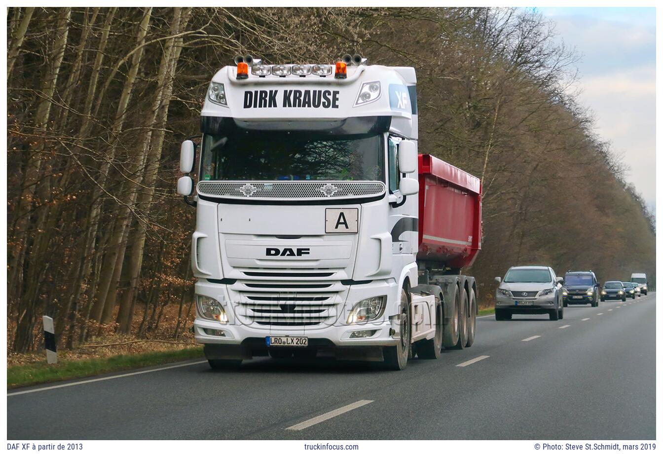 DAF XF à partir de 2013 Photo mars 2019