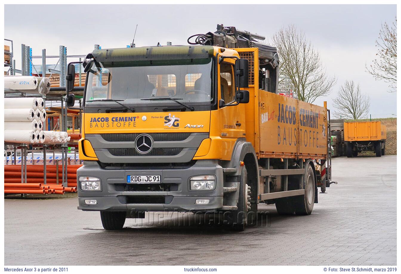 Mercedes Axor 3 a partir de 2011 Foto marzo 2019