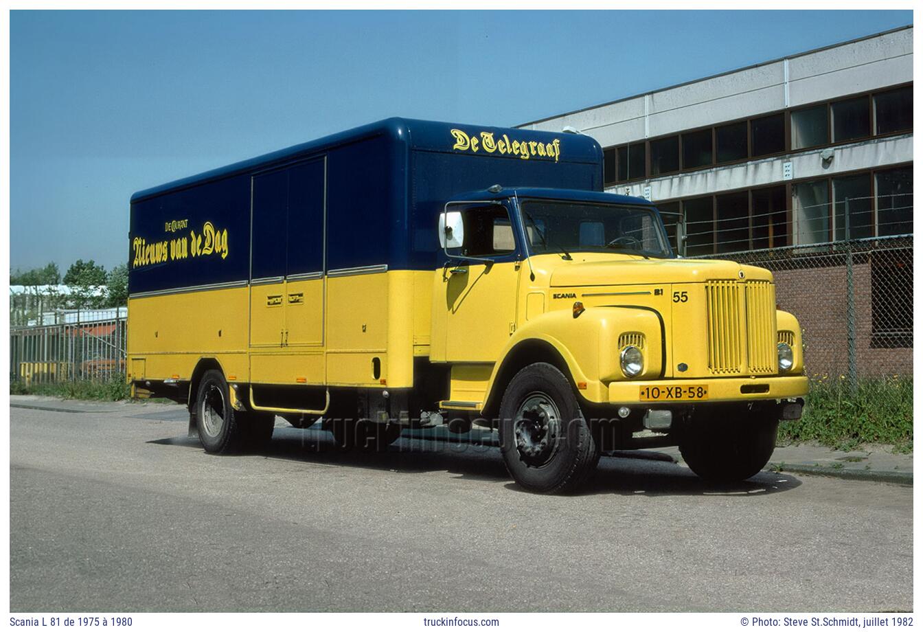 Scania L 81 de 1975 à 1980 Photo juillet 1982