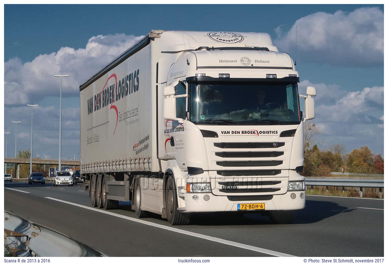 Scania R de 2013 à 2016 Photo novembre 2017