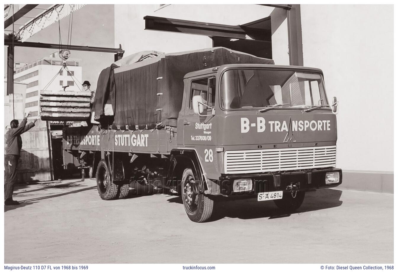 Magirus-Deutz 110 D7 FL von 1968 bis 1969 Foto 1968