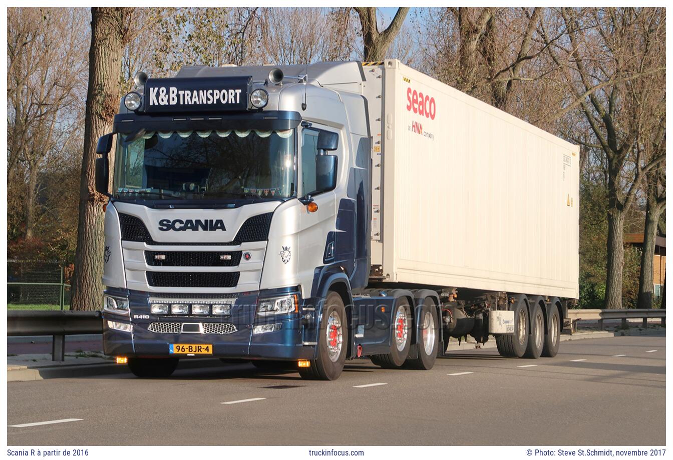 Scania R à partir de 2016 Photo novembre 2017