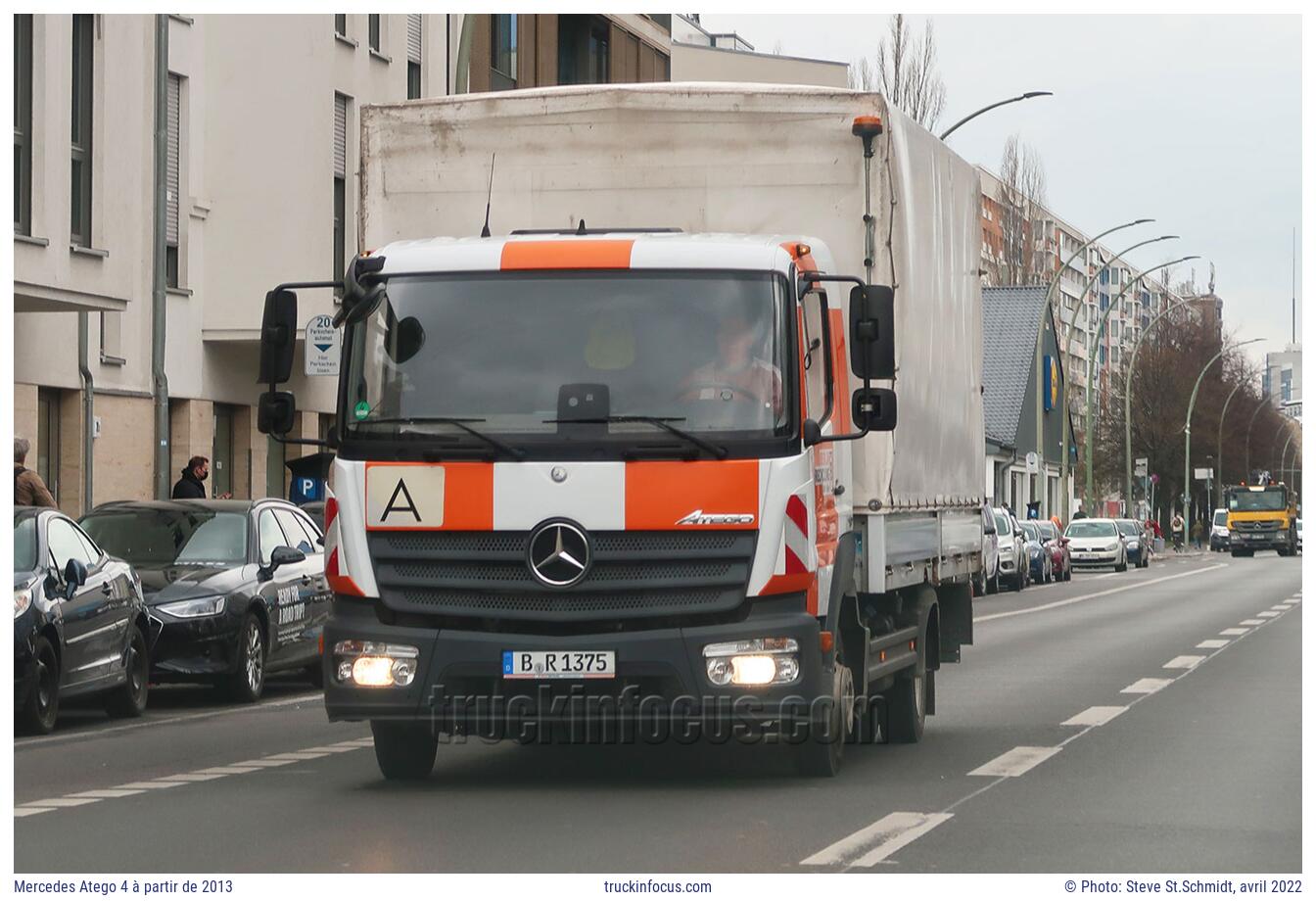 Mercedes Atego 4 à partir de 2013 Photo avril 2022