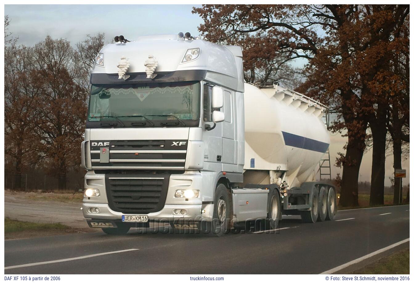 DAF XF 105 à partir de 2006 Foto noviembre 2016