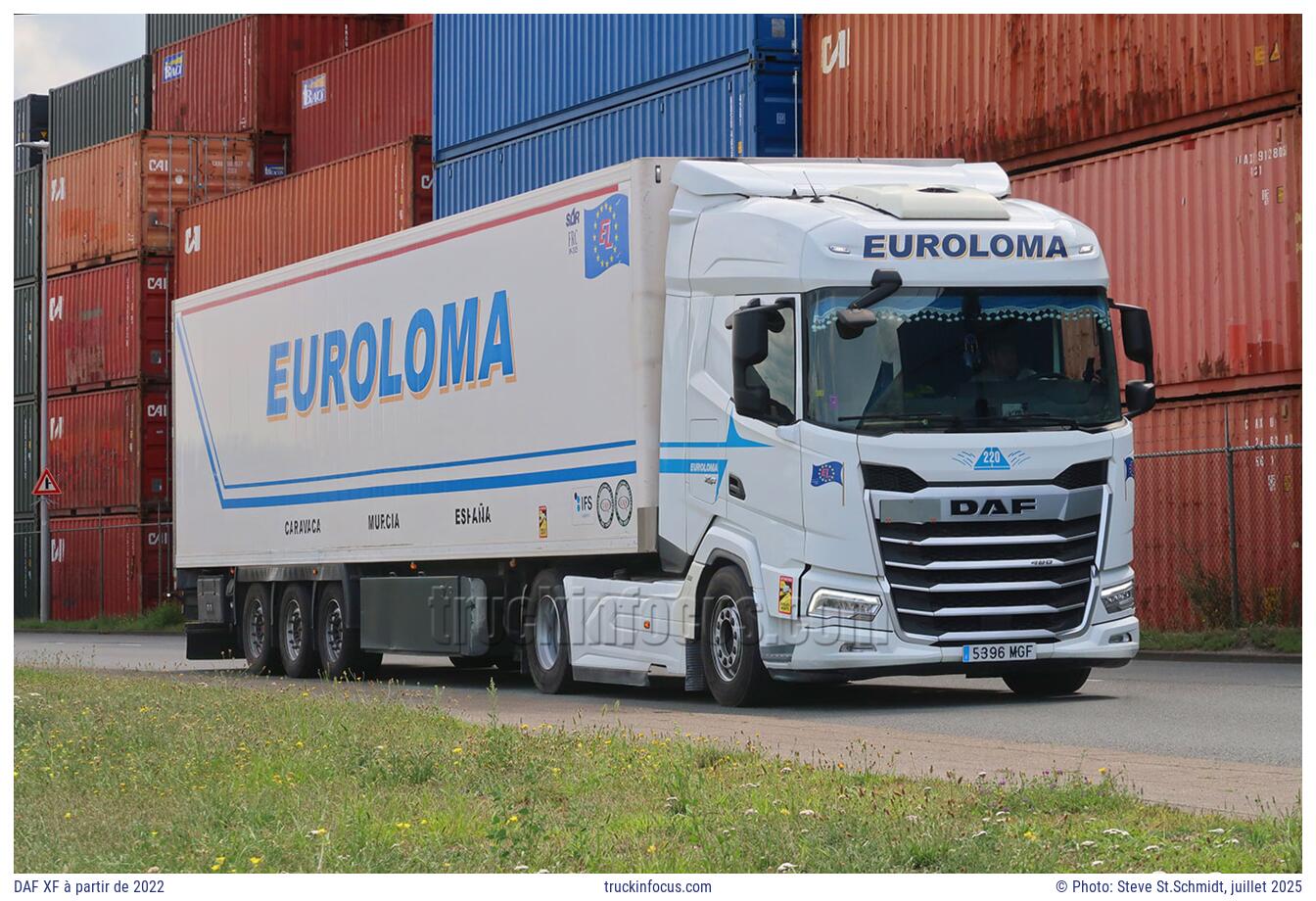 DAF XF à partir de 2022 Photo juillet 2025