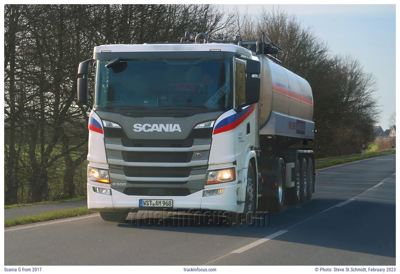 Scania G from 2017 Photo February 2023