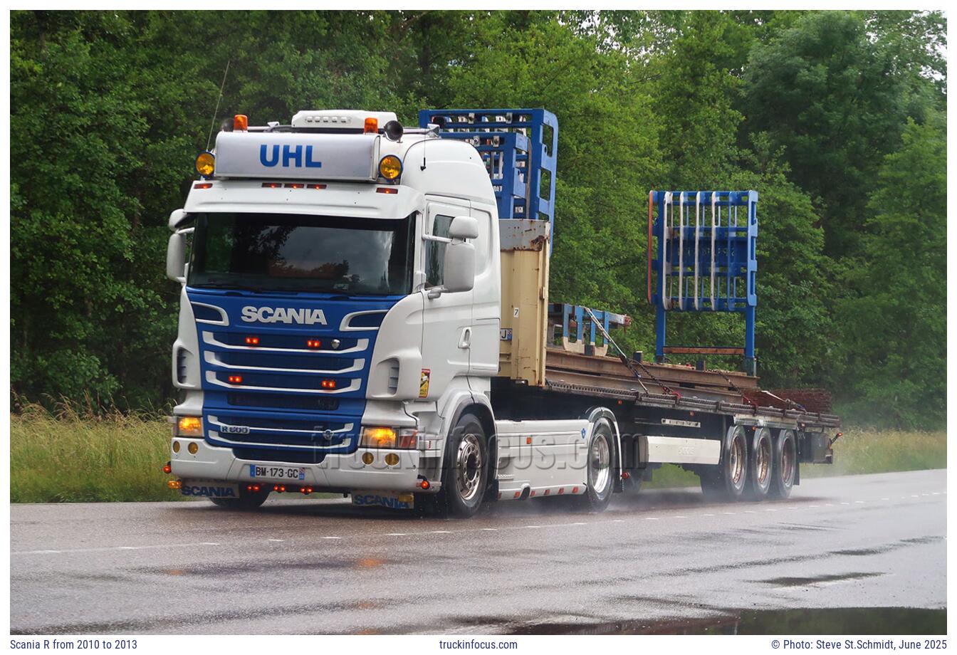 Scania R from 2010 to 2013 Photo June 2025