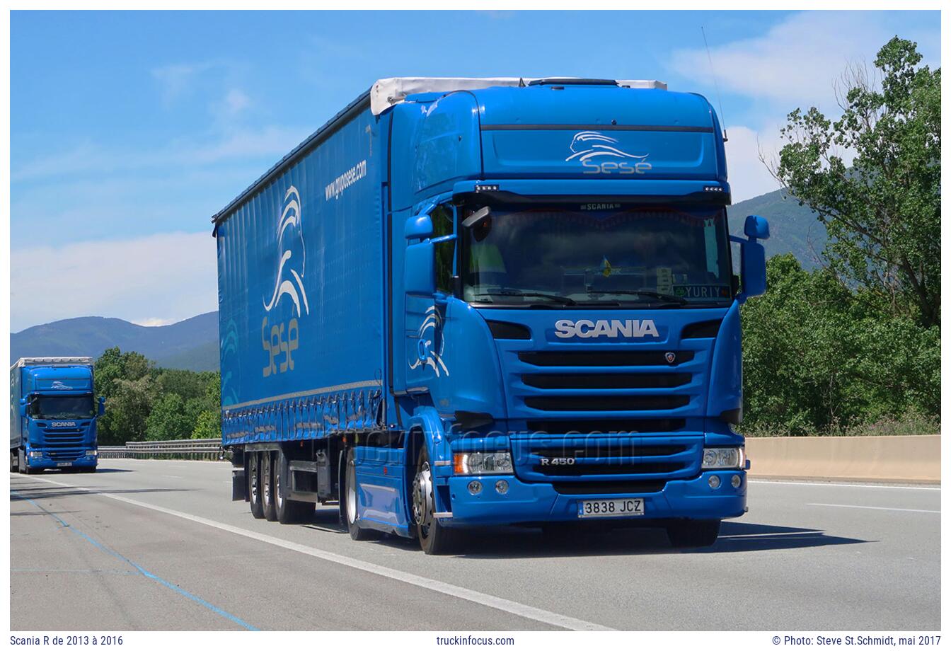 Scania R de 2013 à 2016 Photo mai 2017