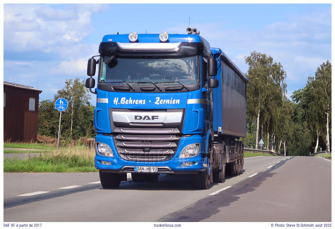 DAF XF à partir de 2017 Photo août 2025