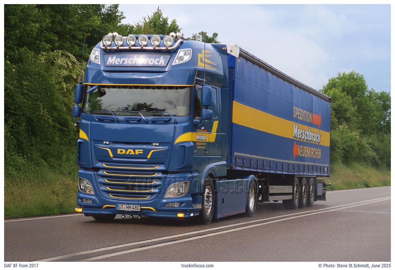 DAF XF from 2017 Photo June 2025