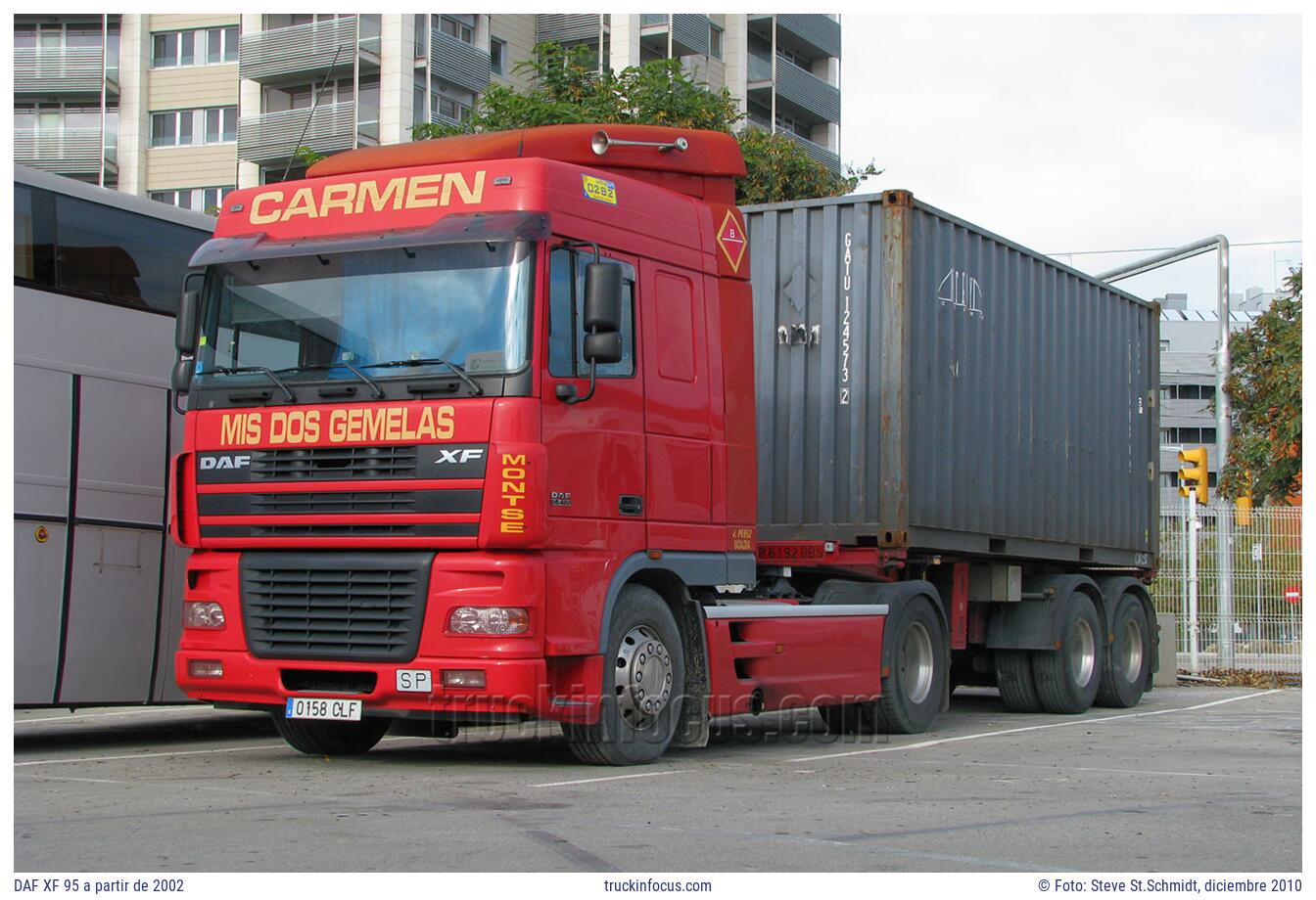 DAF XF 95 a partir de 2002 Foto diciembre 2010