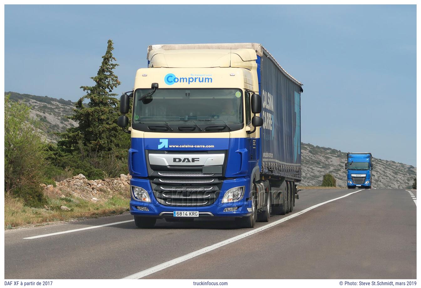 DAF XF à partir de 2017 Photo mars 2019