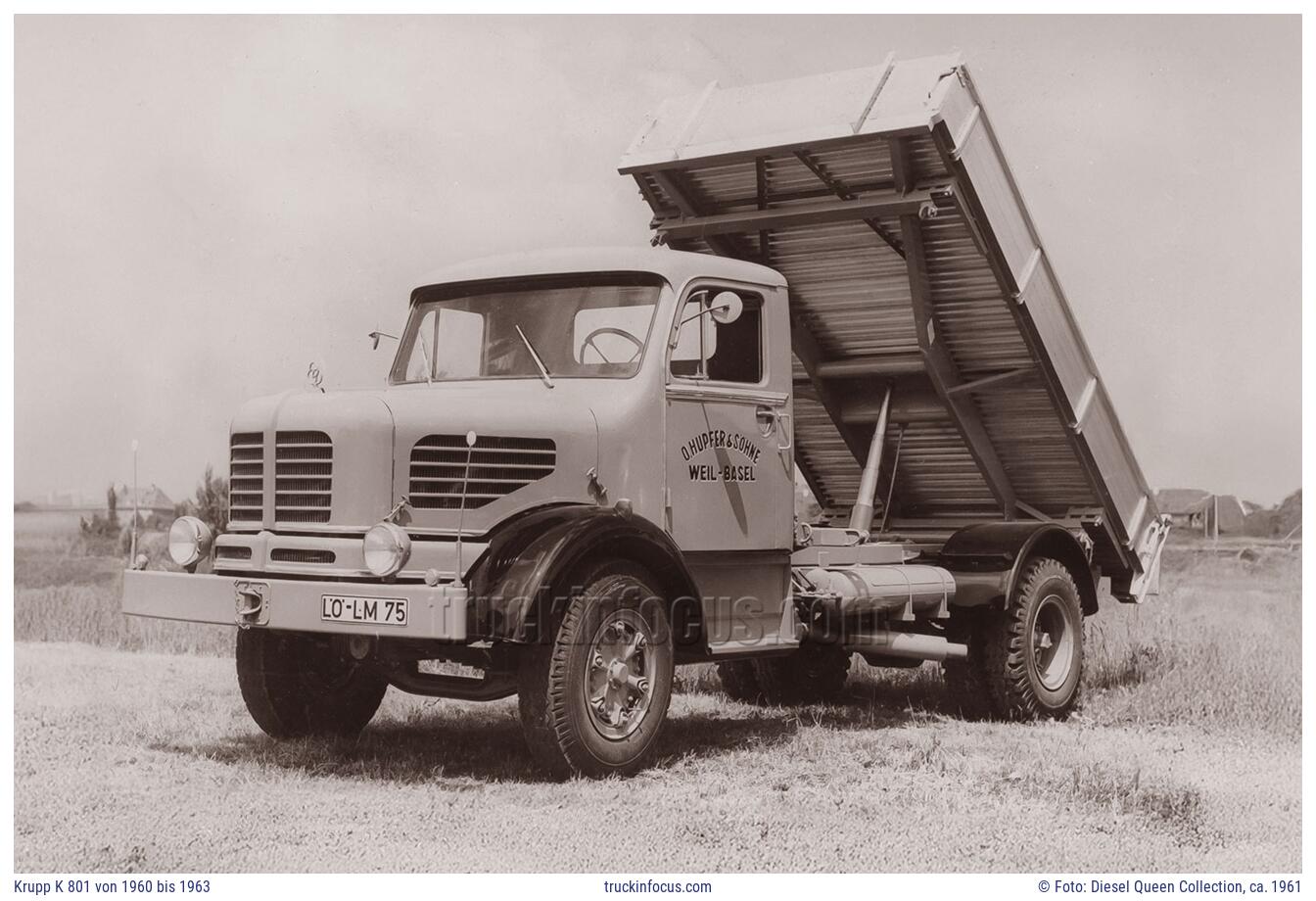 Krupp K 801 von 1960 bis 1963 Foto ca. 1961