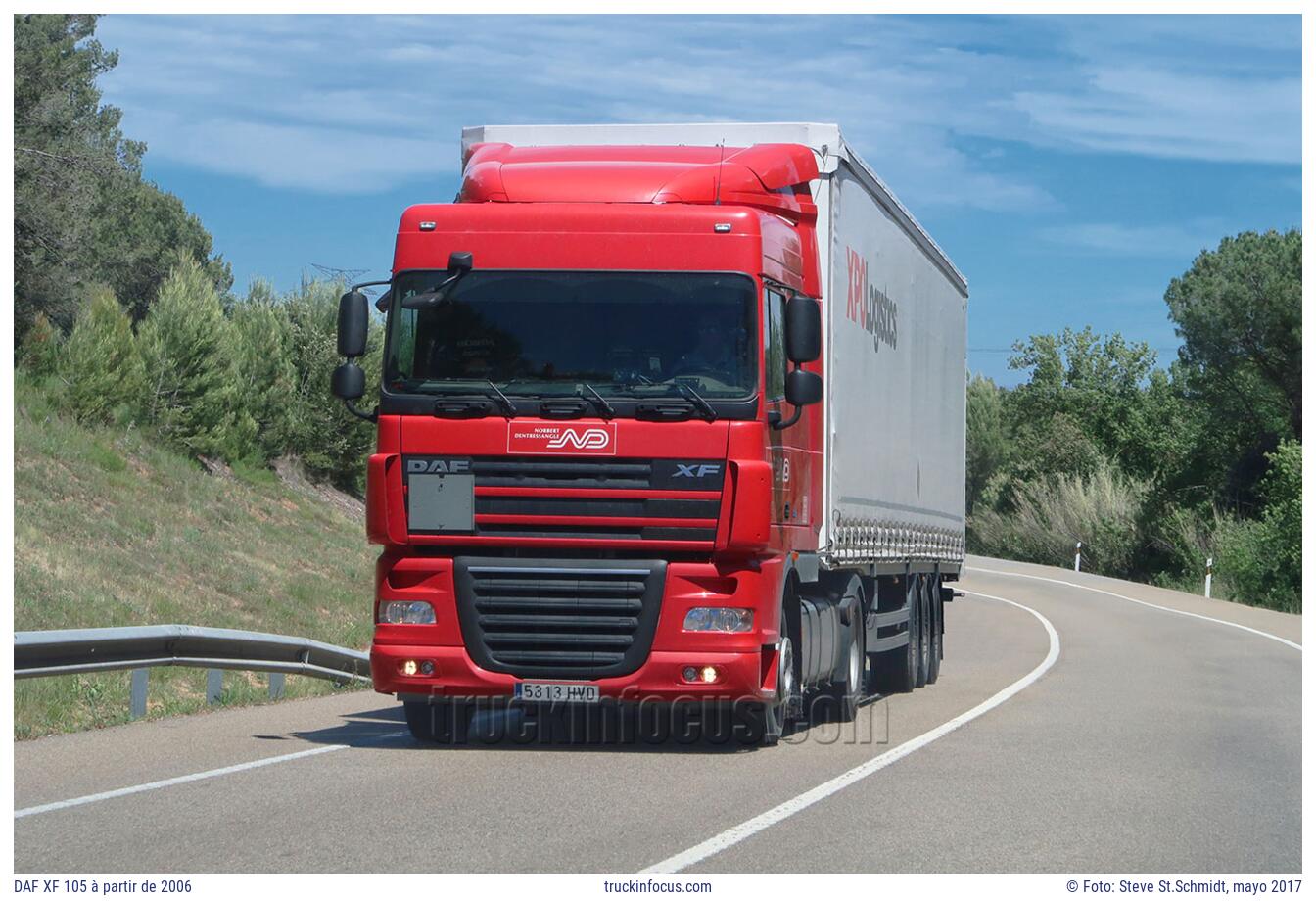 DAF XF 105 à partir de 2006 Foto mayo 2017