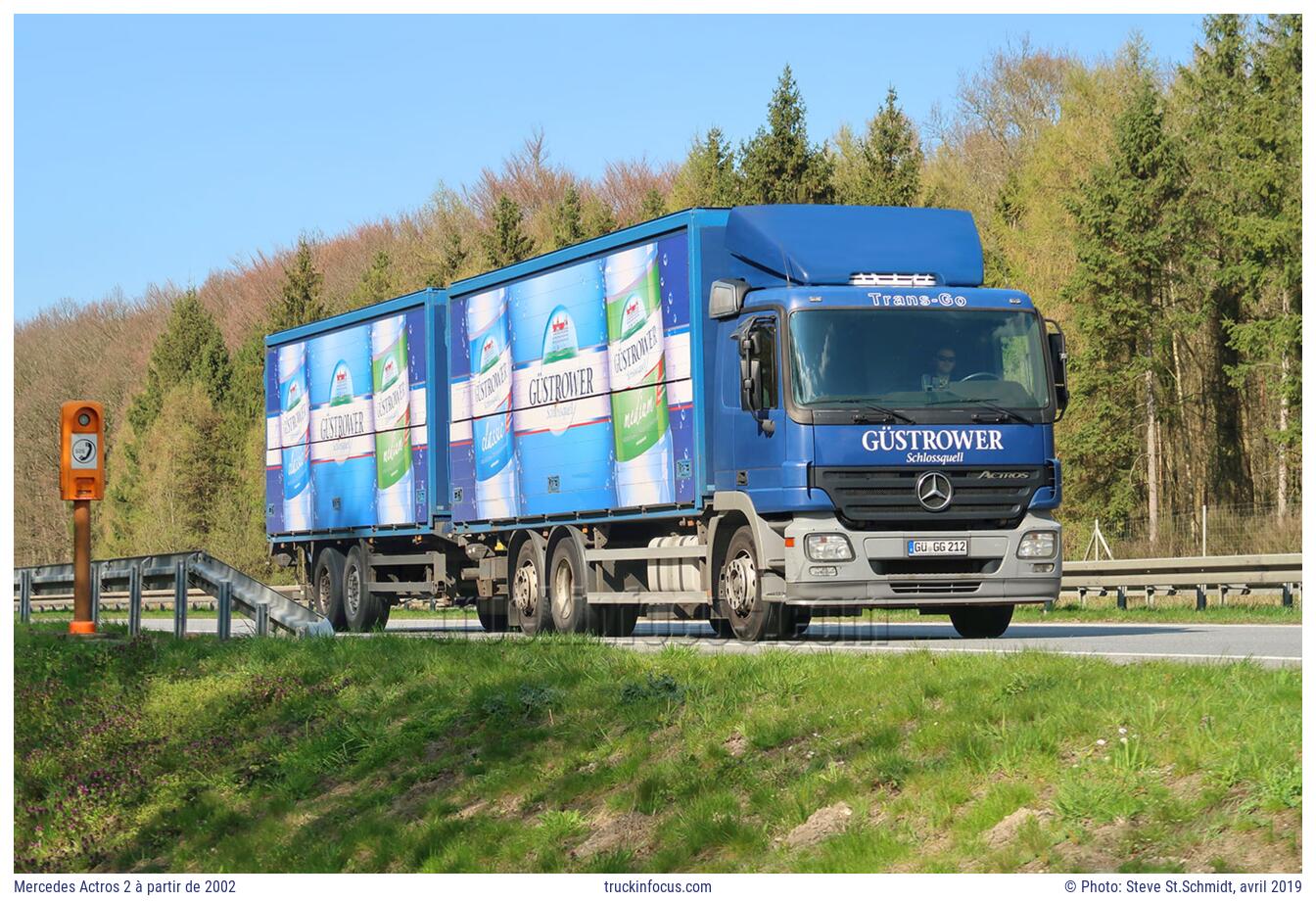 Mercedes Actros 2 à partir de 2002 Photo avril 2019