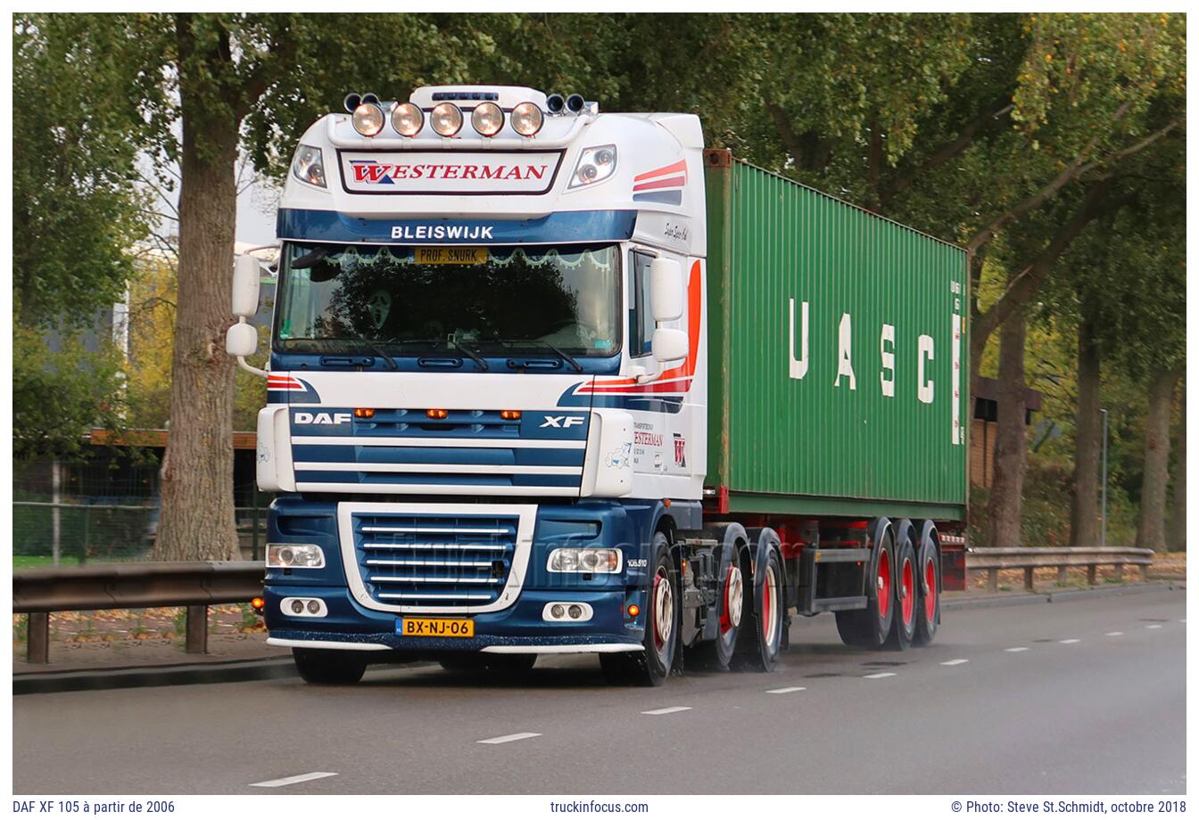 DAF XF 105 à partir de 2006 Photo octobre 2018