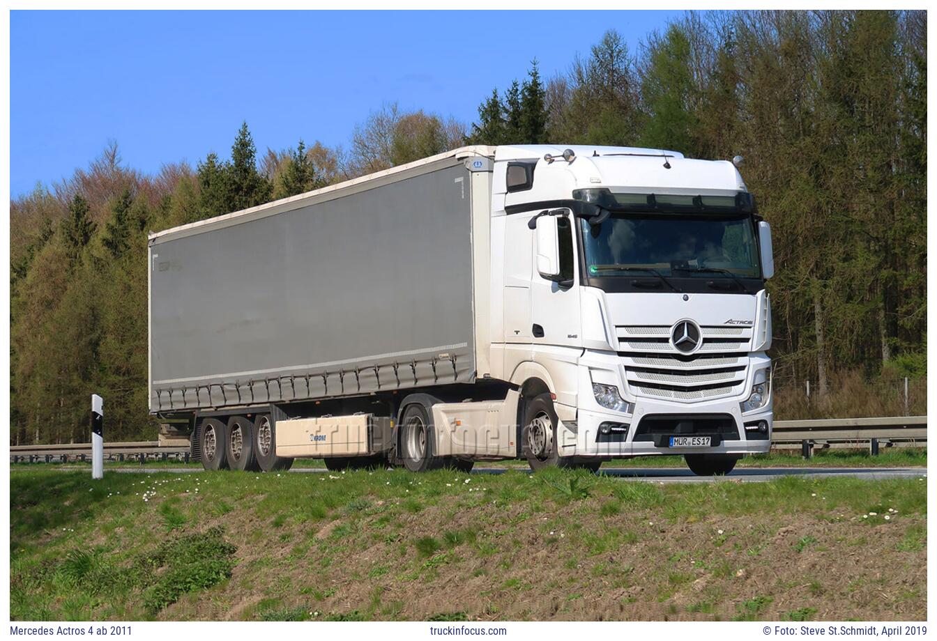 Mercedes Actros 4 ab 2011 Foto April 2019