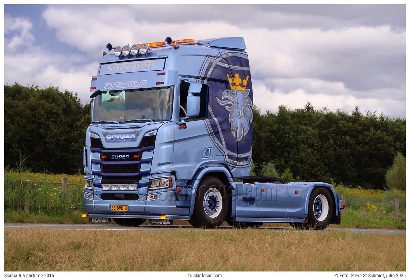 Scania R a partir de 2016 Foto julio 2026